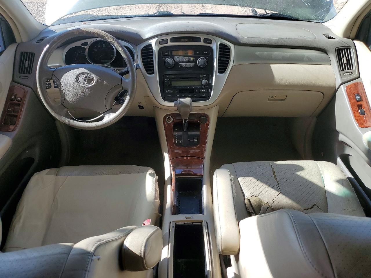 2005 Toyota Highlander Limited Gray vin: JTEDP21A450080678