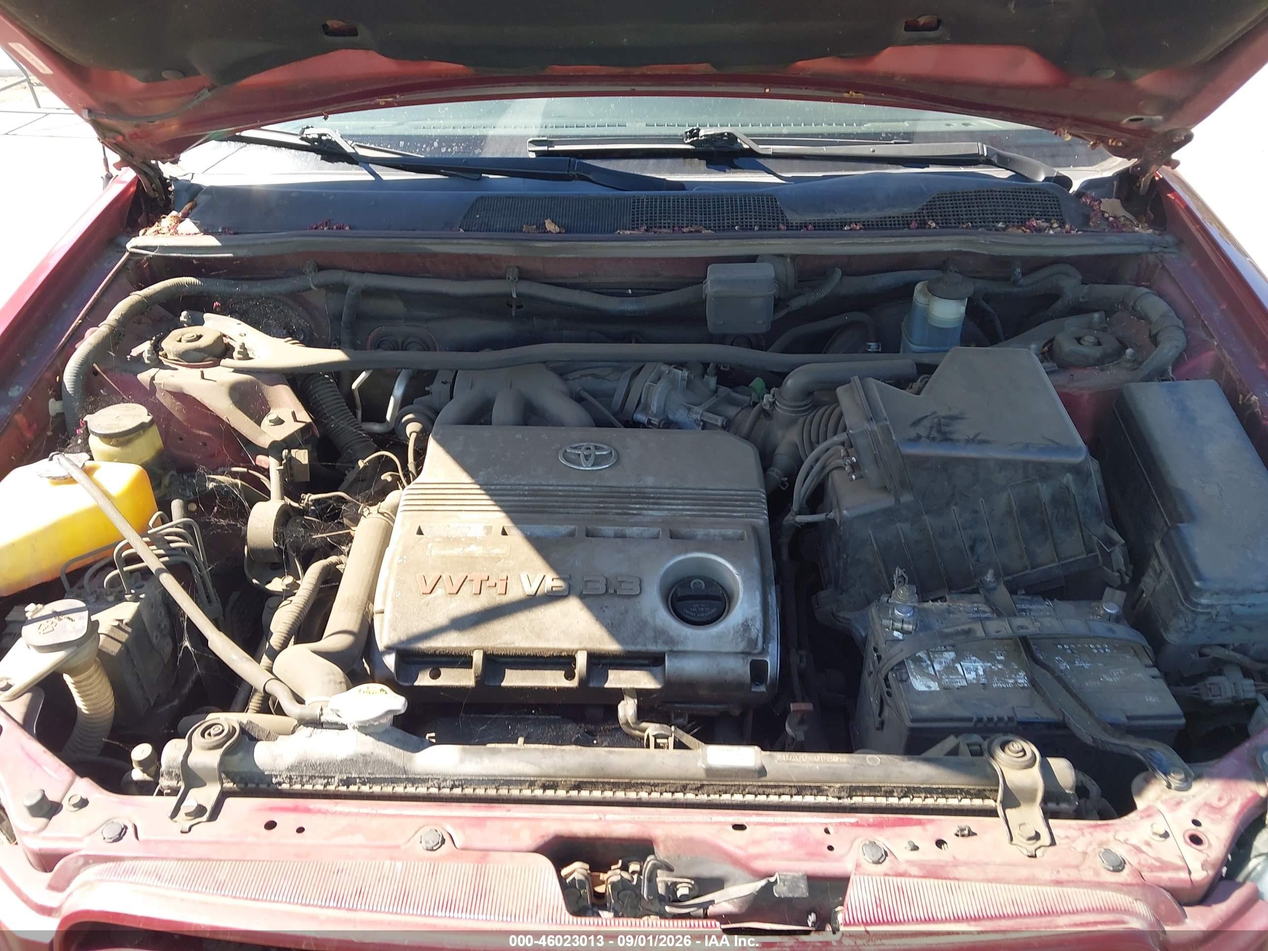 2005 Toyota Highlander V6 Maroon vin: JTEDP21A450085301