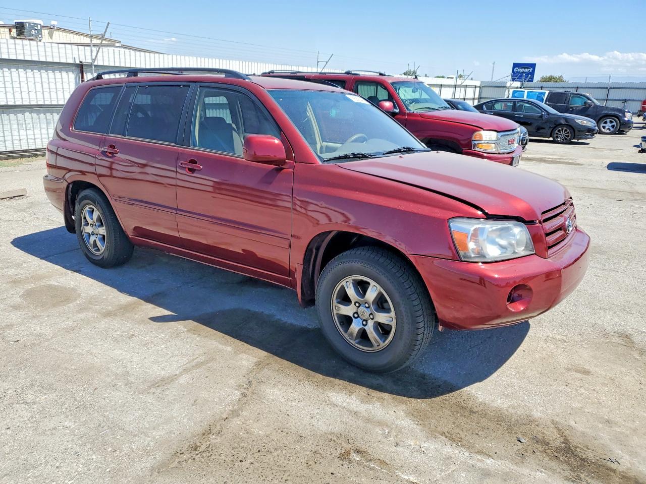 2006 Toyota Highlander Limited Burgundy vin: JTEDP21A460110067