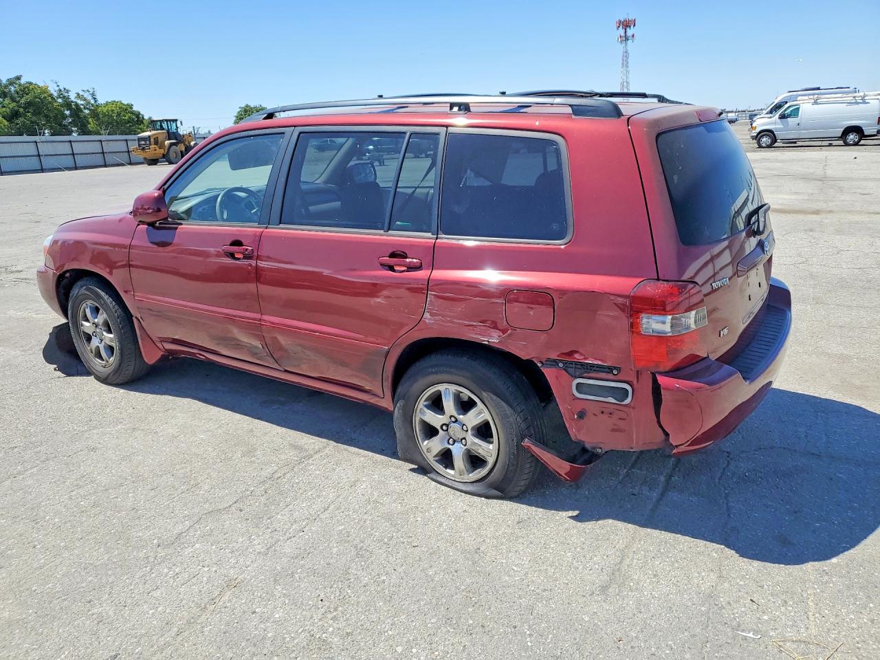 2006 Toyota Highlander Limited Burgundy vin: JTEDP21A460110067