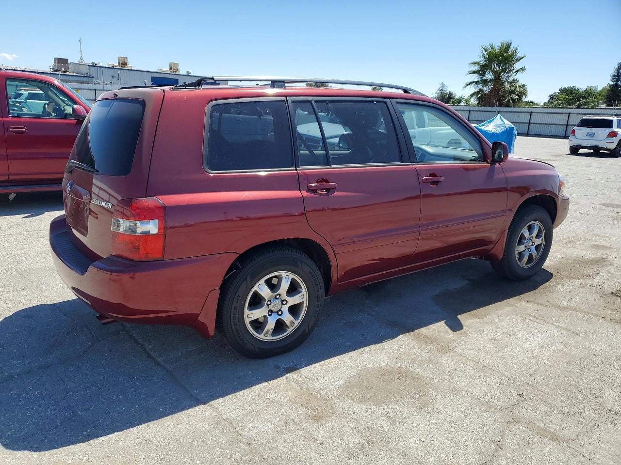 2006 Toyota Highlander Limited Burgundy vin: JTEDP21A460110067