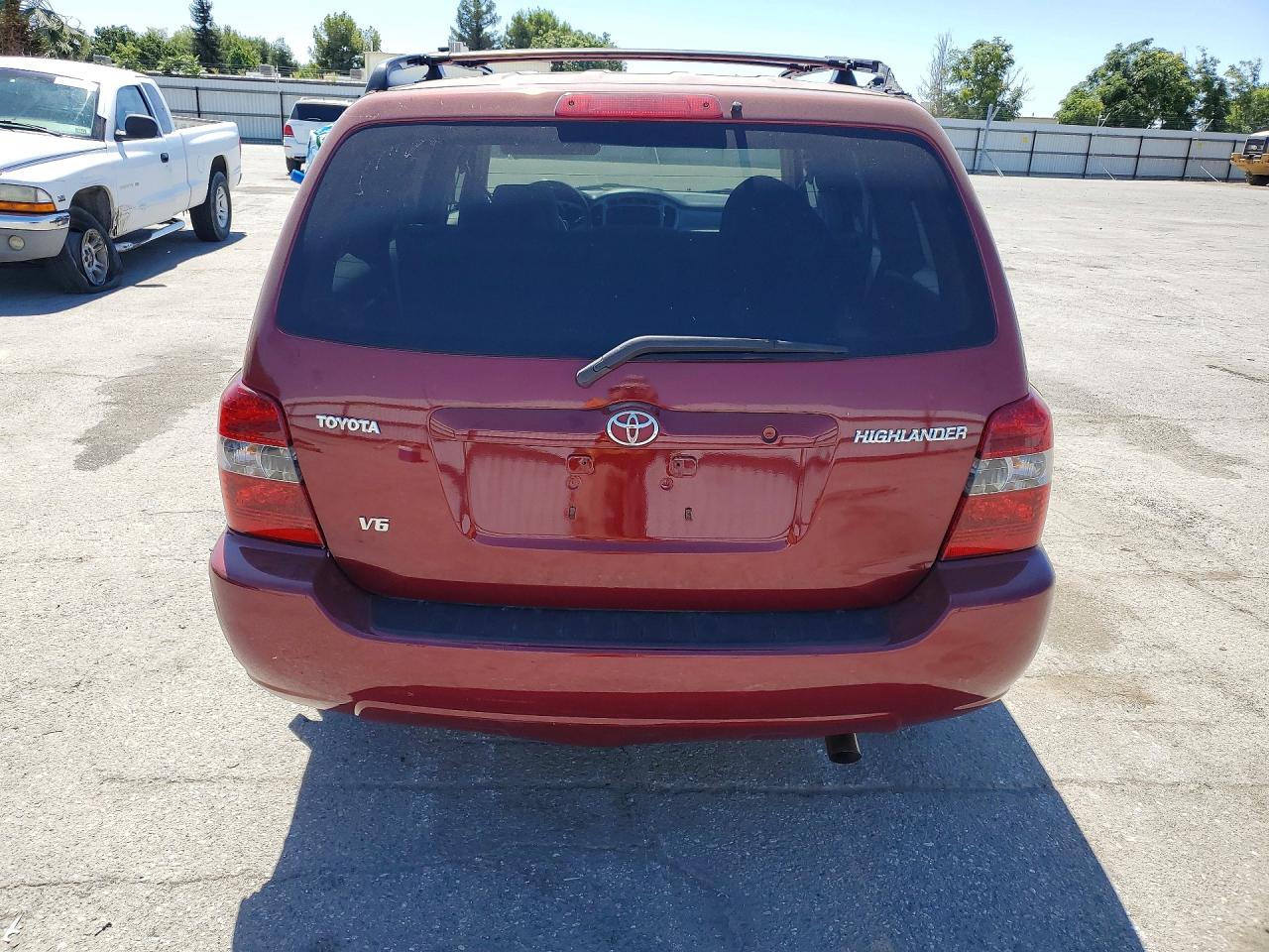 2006 Toyota Highlander Limited Burgundy vin: JTEDP21A460110067