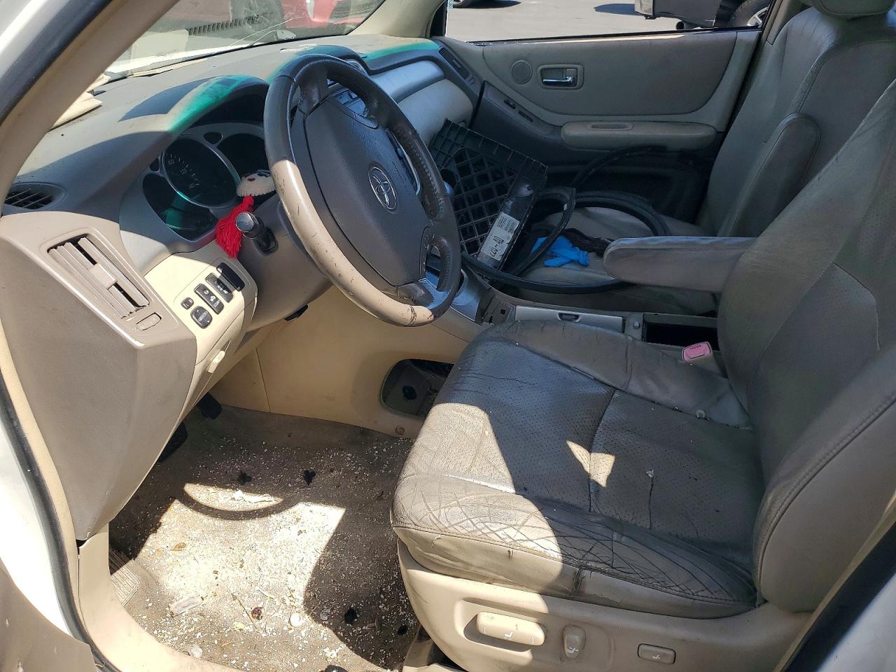 2006 Toyota Highlander Limited White vin: JTEDP21A460113521