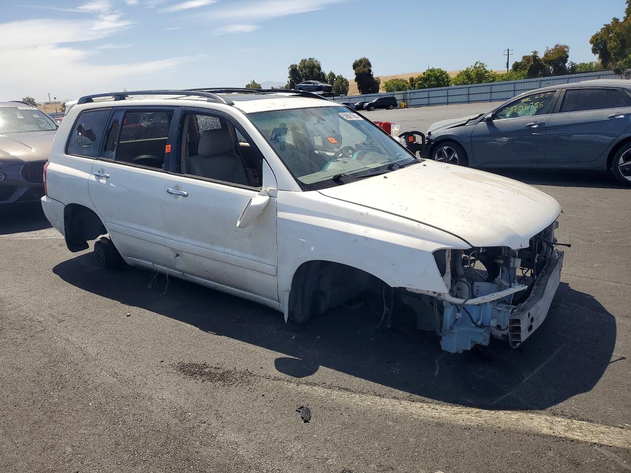 2006 Toyota Highlander Limited White vin: JTEDP21A460113521