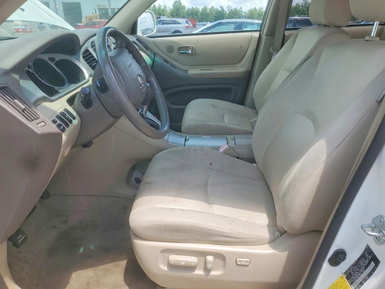 2006 Toyota Highlander Limited White vin: JTEDP21A460118010