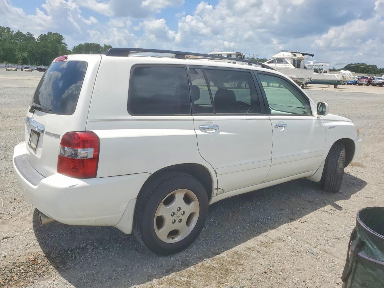 2006 Toyota Highlander Limited White vin: JTEDP21A460118010