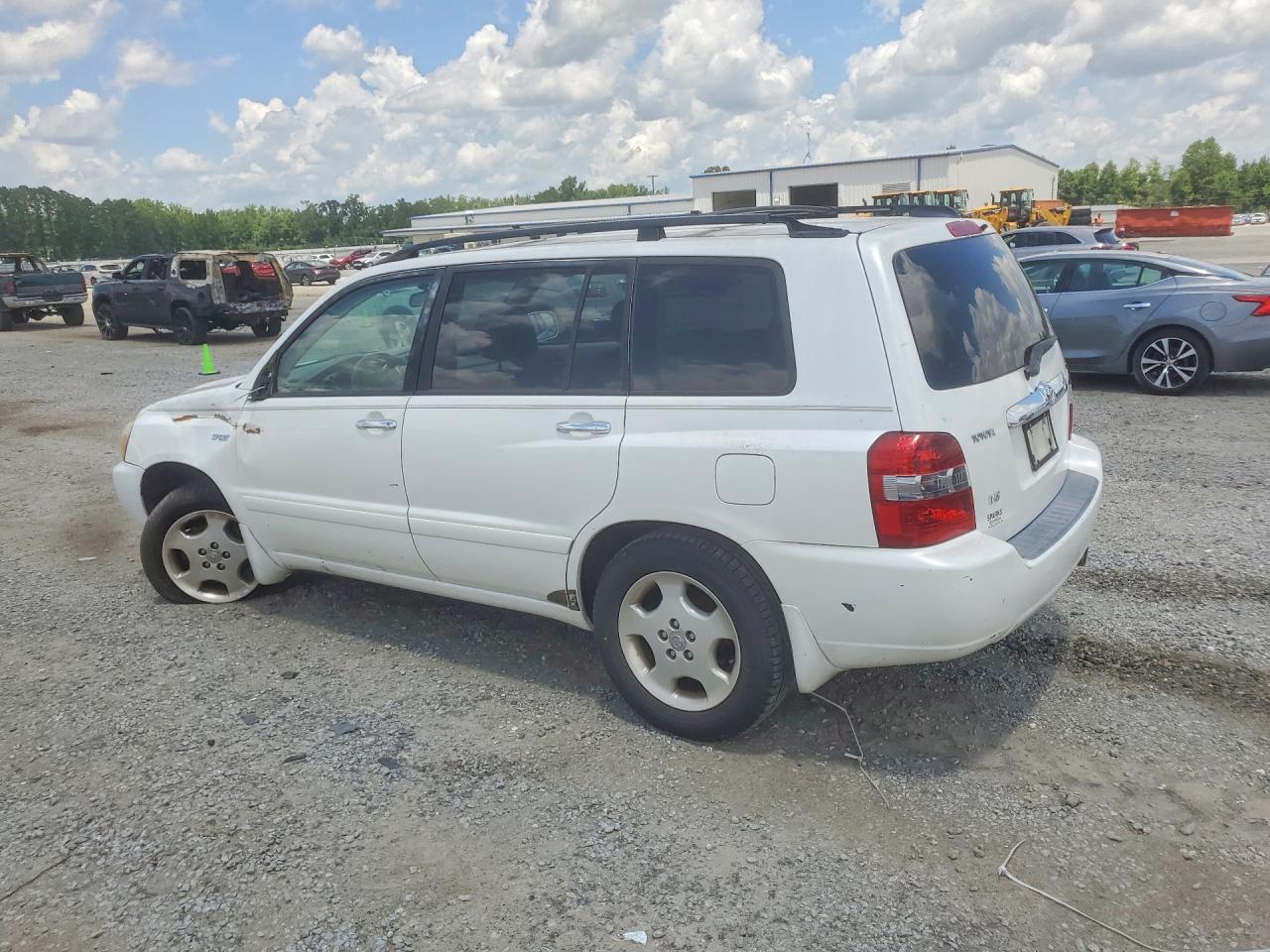 2006 Toyota Highlander Limited White vin: JTEDP21A460118010