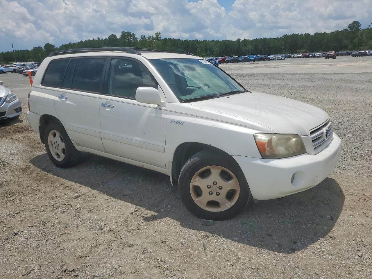 2006 Toyota Highlander Limited White vin: JTEDP21A460118010