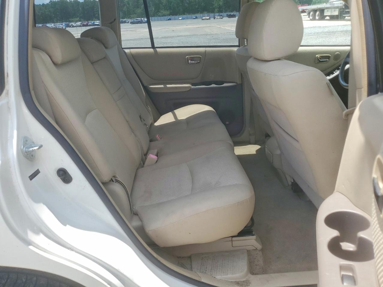 2006 Toyota Highlander Limited White vin: JTEDP21A460118010