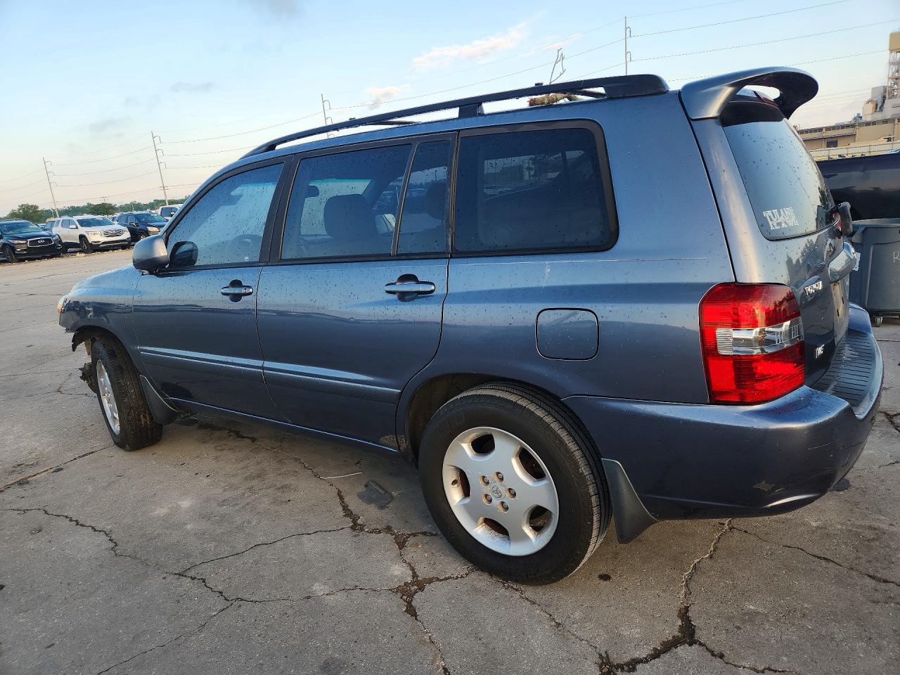 2004 Toyota Highlander Limited Blue vin: JTEDP21A540016745