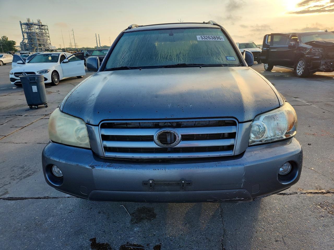 2004 Toyota Highlander Limited Blue vin: JTEDP21A540016745
