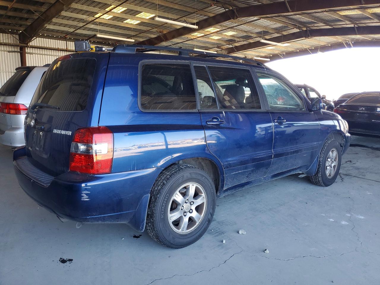2004 Toyota Highlander Base Blue vin: JTEDP21A540032511
