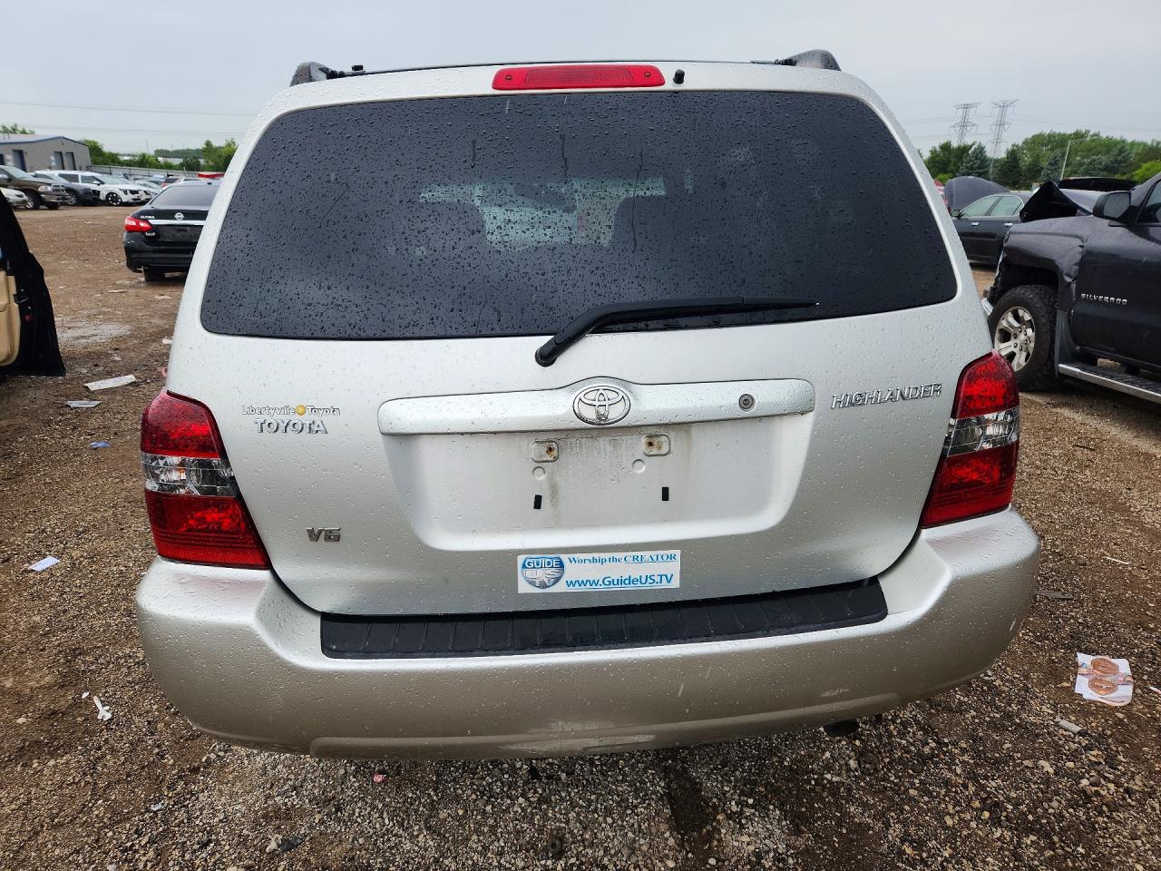 2004 Toyota Highlander Base Tan vin: JTEDP21A540040303
