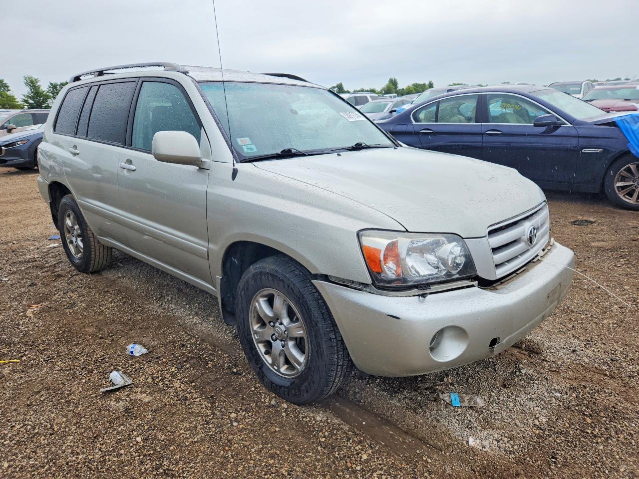 2004 Toyota Highlander Base Tan vin: JTEDP21A540040303