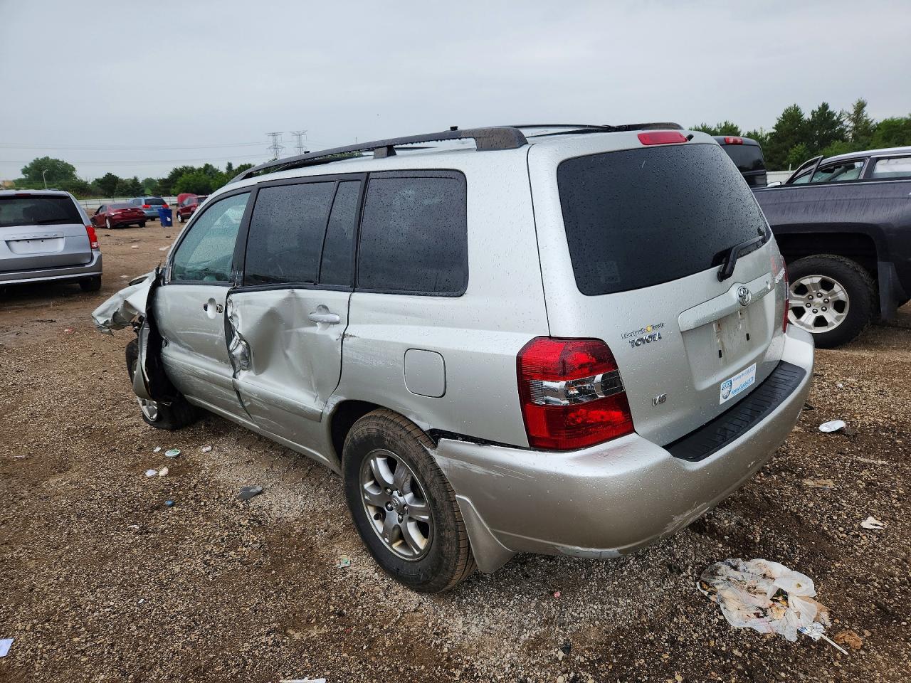 2004 Toyota Highlander Base Tan vin: JTEDP21A540040303
