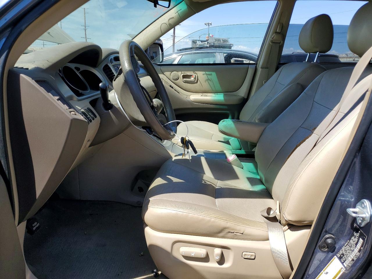 2005 Toyota Highlander Limited Blue vin: JTEDP21A550054770