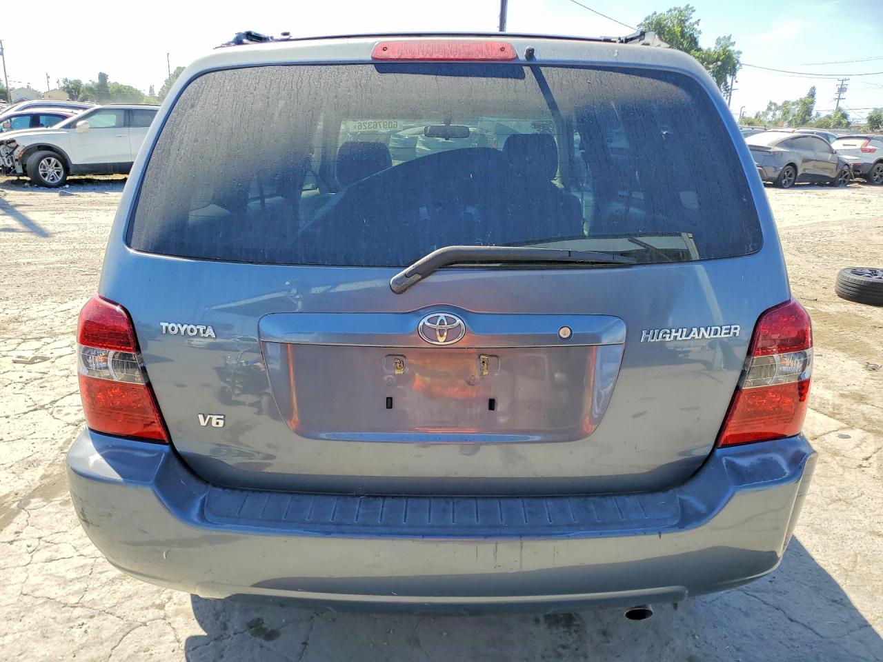 2005 Toyota Highlander Limited Blue vin: JTEDP21A550054770
