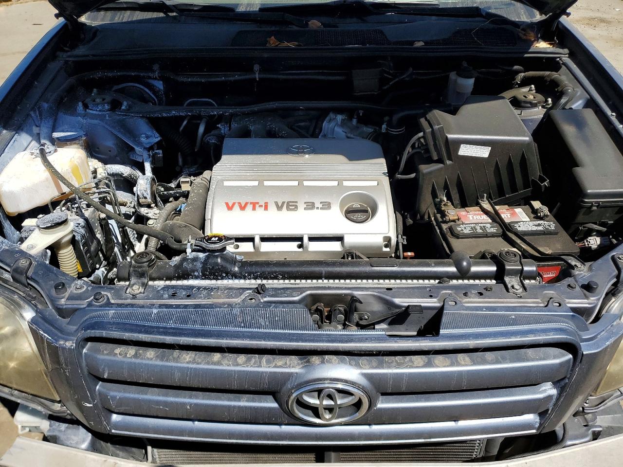2005 Toyota Highlander Limited Blue vin: JTEDP21A550054770