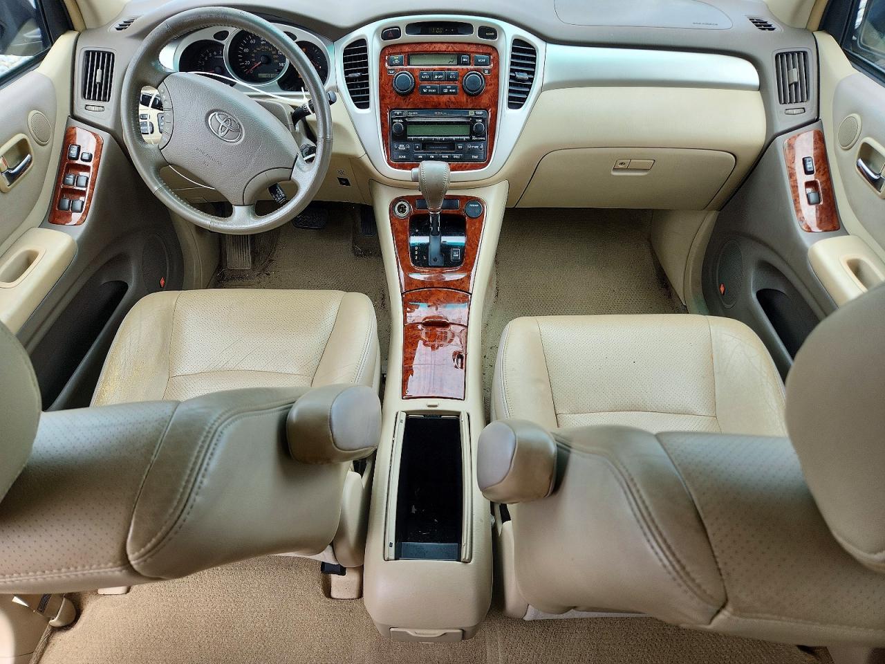 2005 Toyota Highlander Limited Gray vin: JTEDP21A550074842