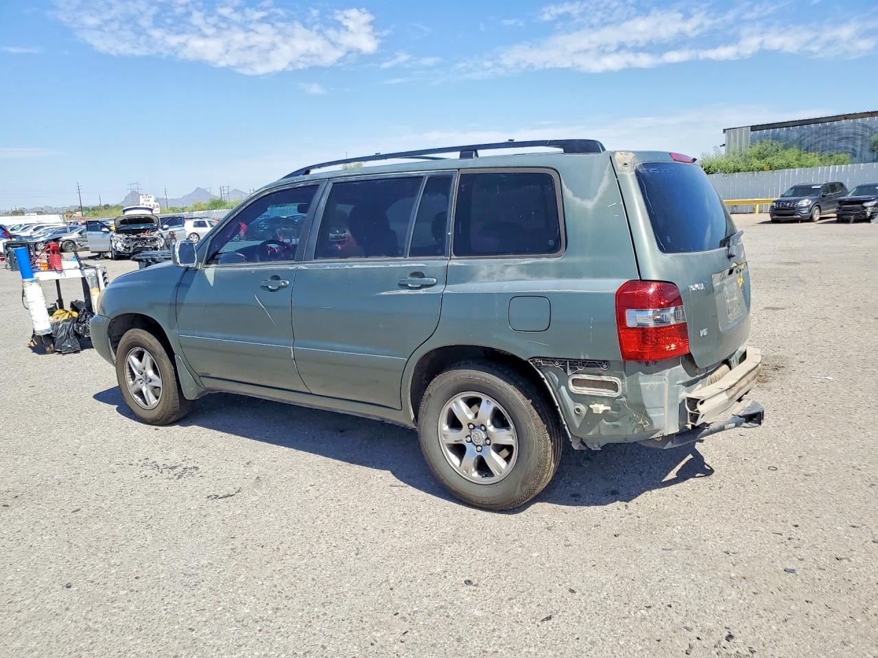 2005 Toyota Highlander Limited Teal vin: JTEDP21A550084416