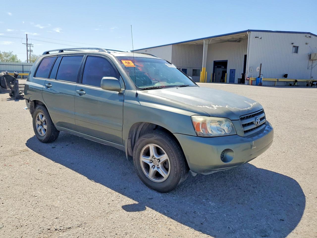 2005 Toyota Highlander Limited Teal vin: JTEDP21A550084416