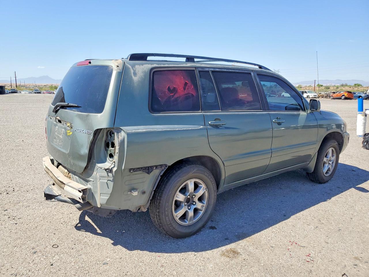 2005 Toyota Highlander Limited Teal vin: JTEDP21A550084416