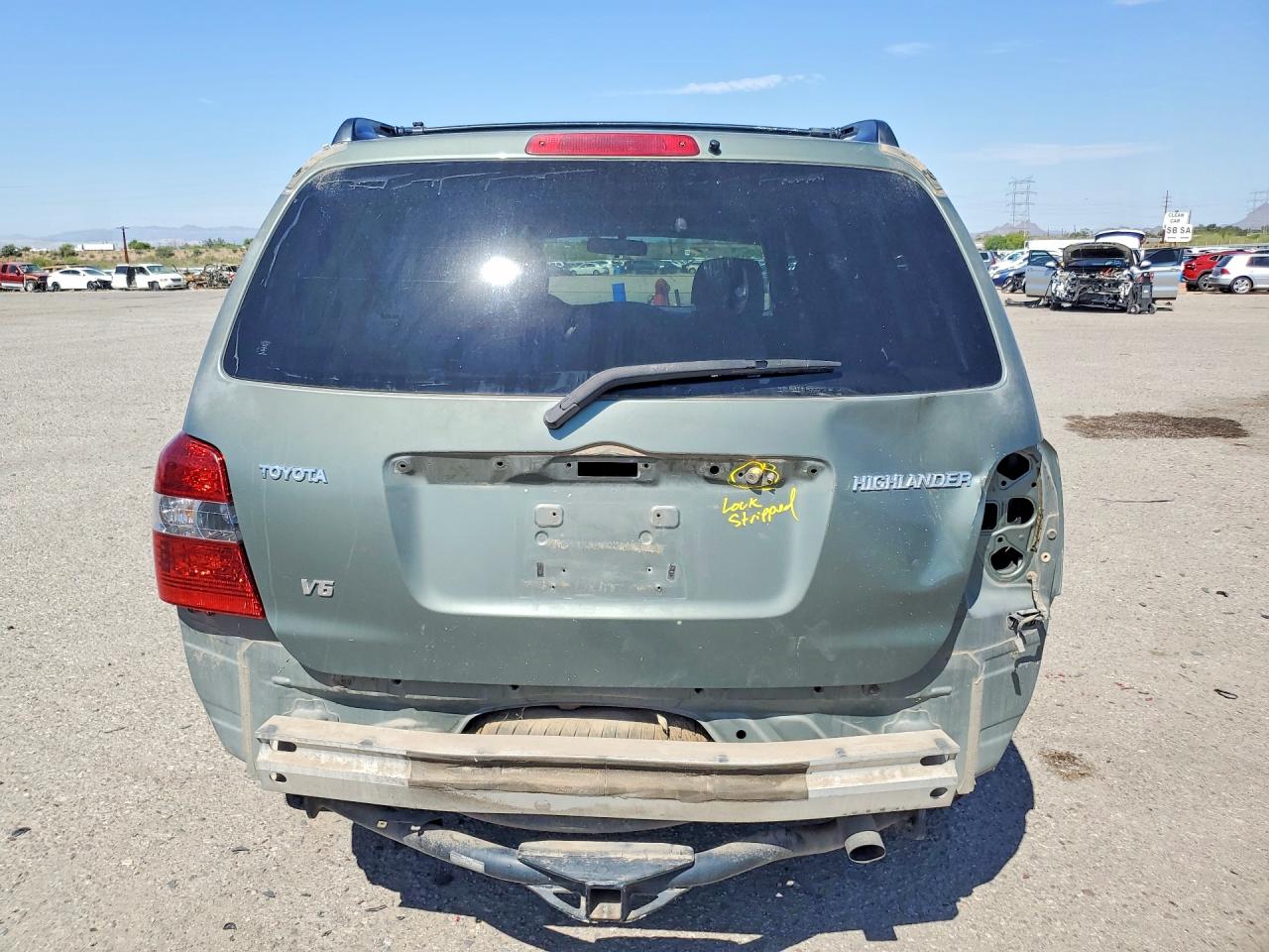2005 Toyota Highlander Limited Teal vin: JTEDP21A550084416