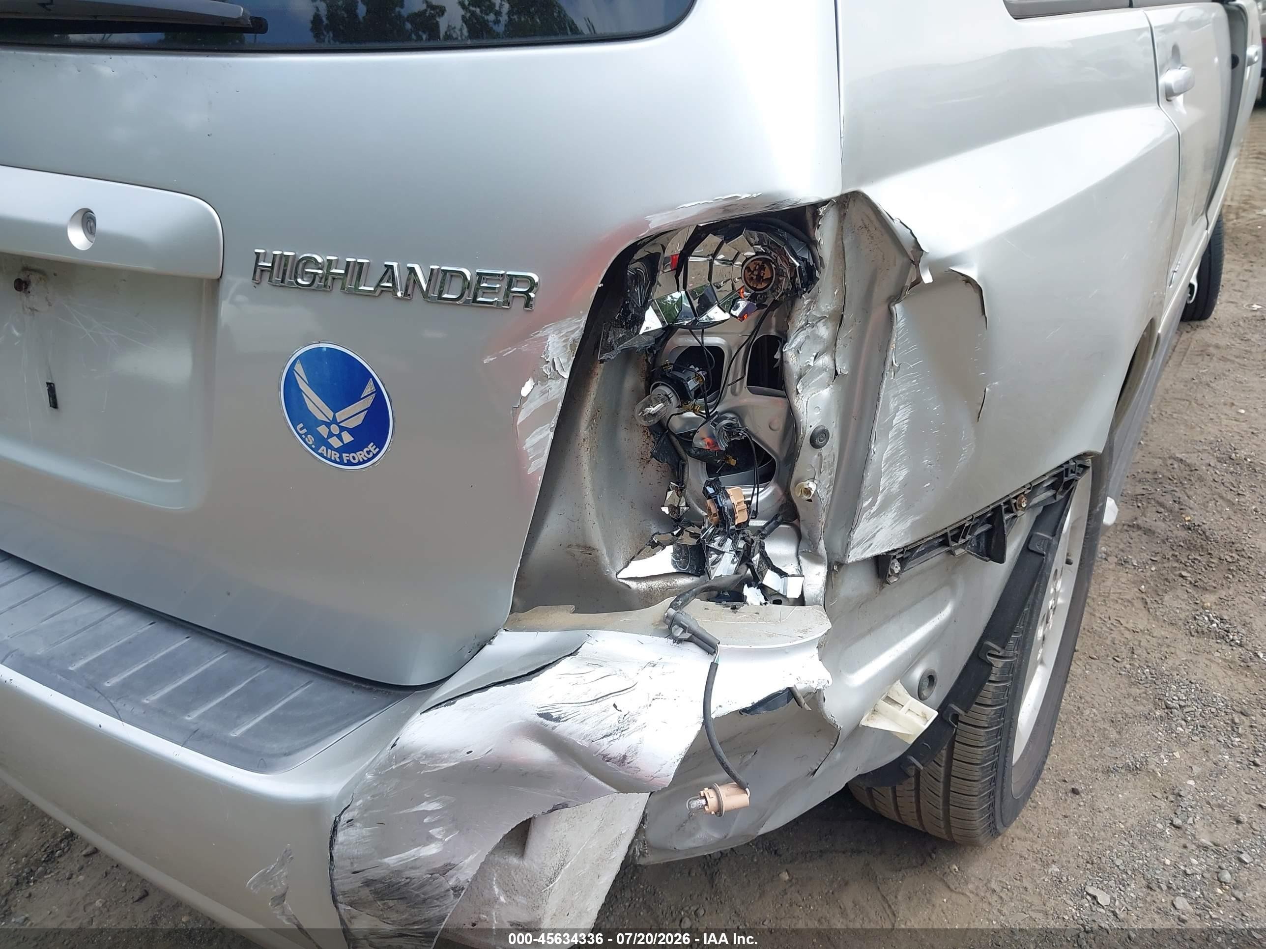 2007 Toyota Highlander Limited W/3rd Row Silver vin: JTEDP21A570143466