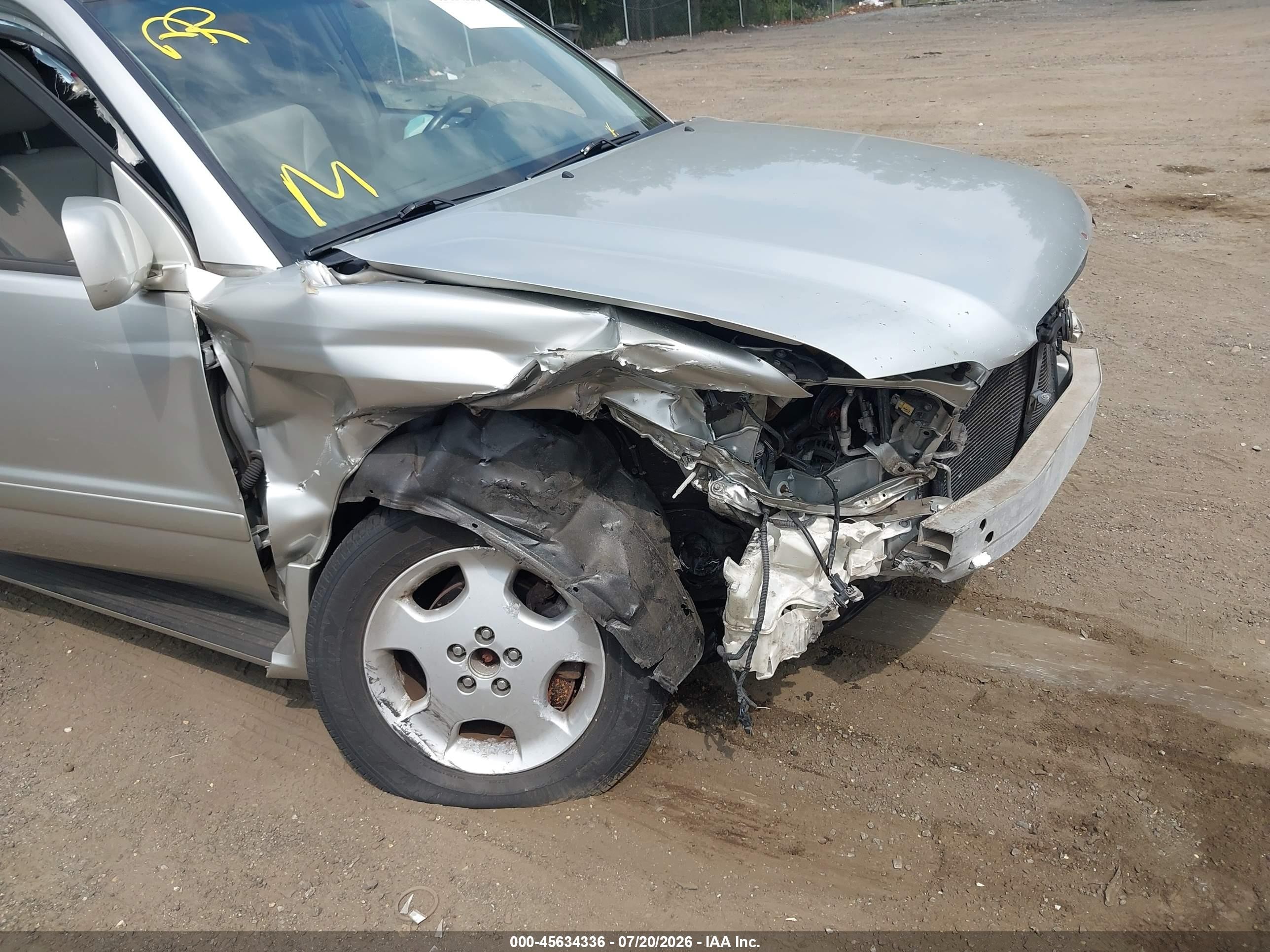 2007 Toyota Highlander Limited W/3rd Row Silver vin: JTEDP21A570143466
