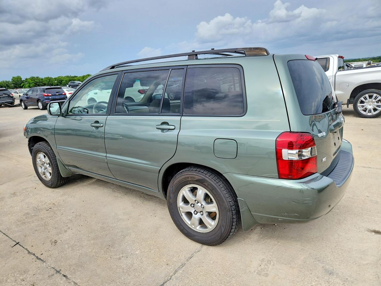 2004 Toyota Highlander Base Green vin: JTEDP21A640003101