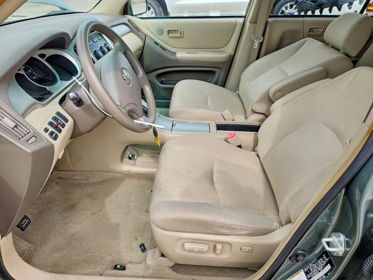 2004 Toyota Highlander Base Green vin: JTEDP21A640003101