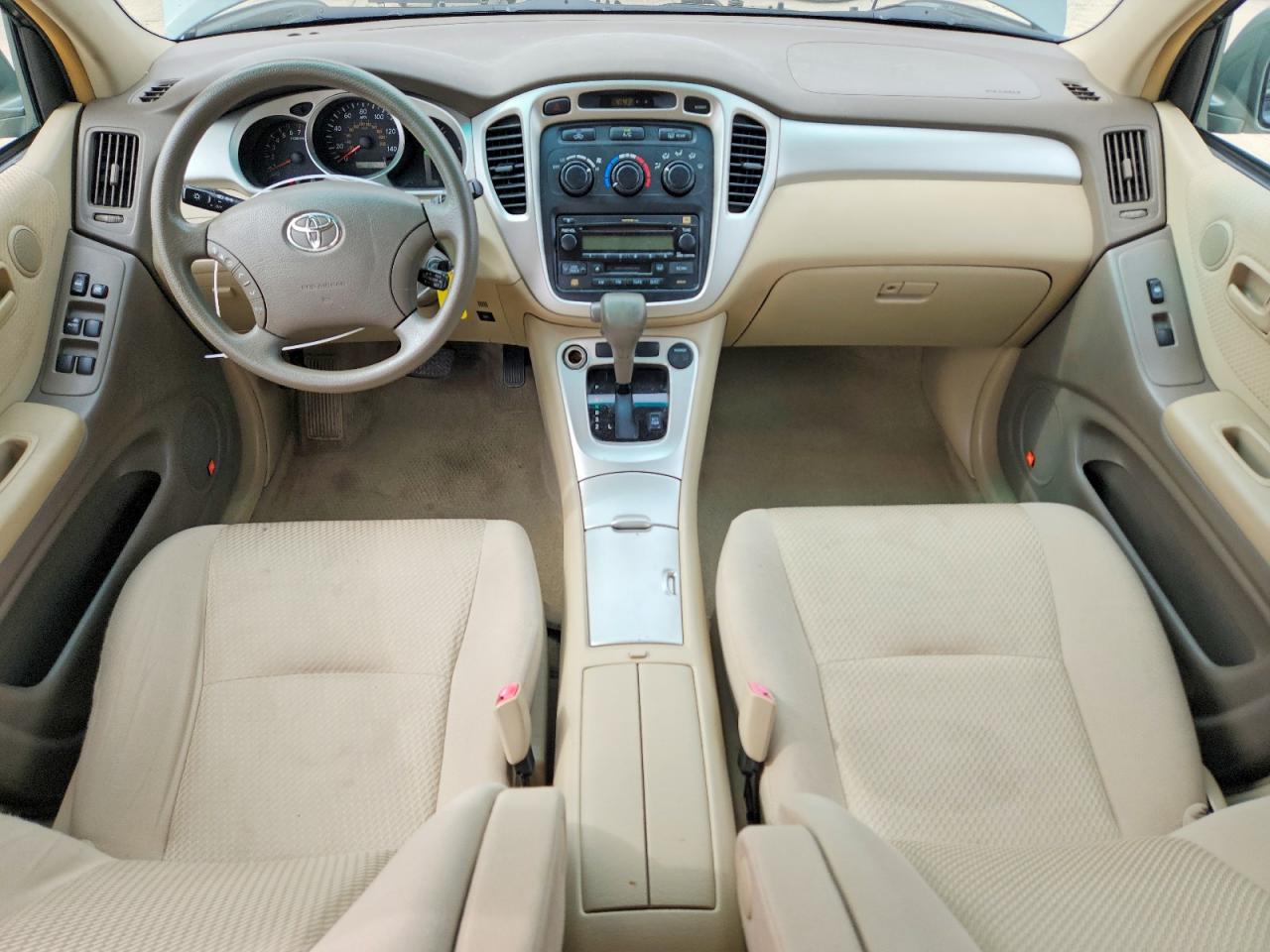 2004 Toyota Highlander Base Green vin: JTEDP21A640003101