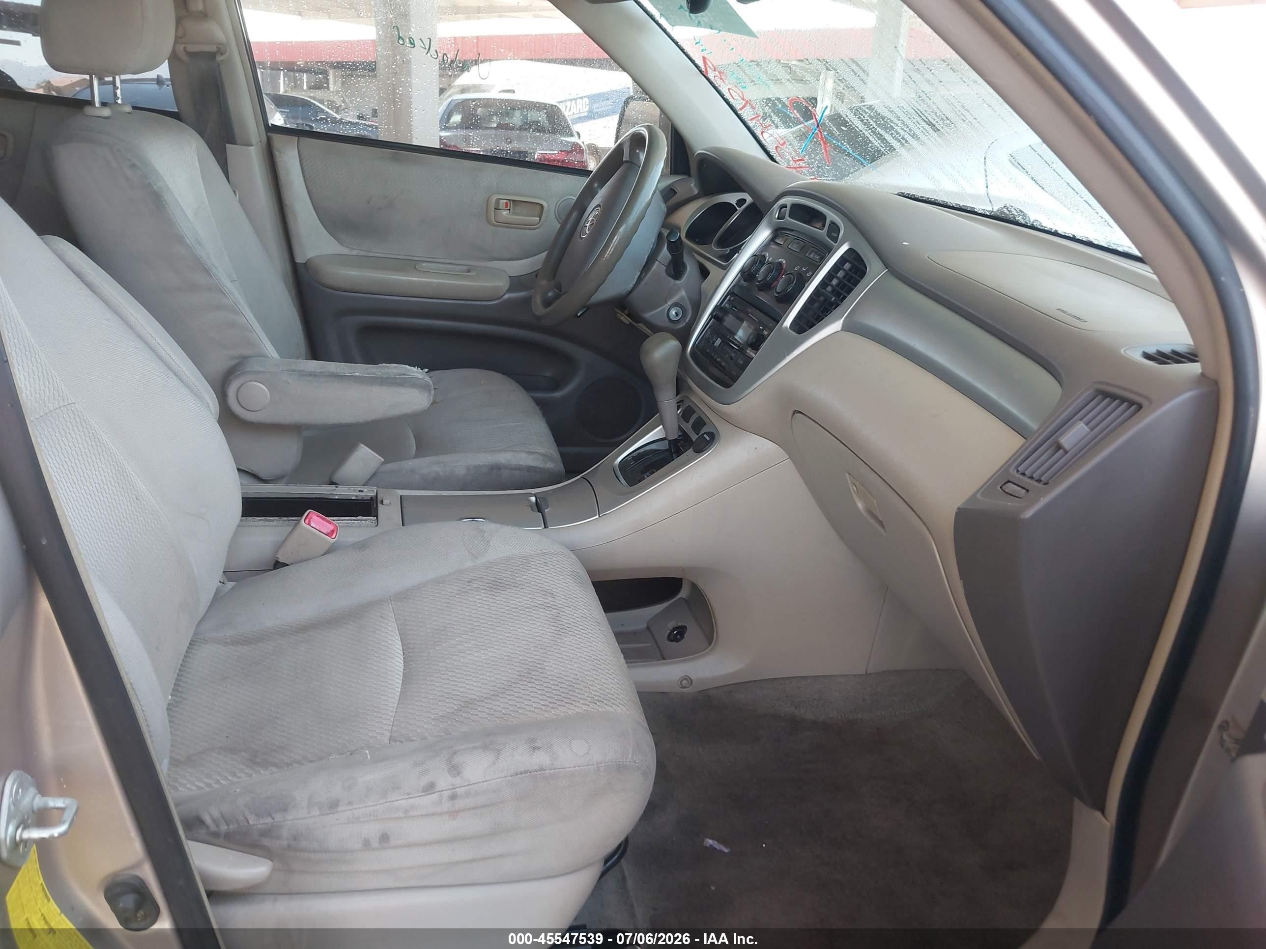 2004 Toyota Highlander V6 Tan vin: JTEDP21A640004426