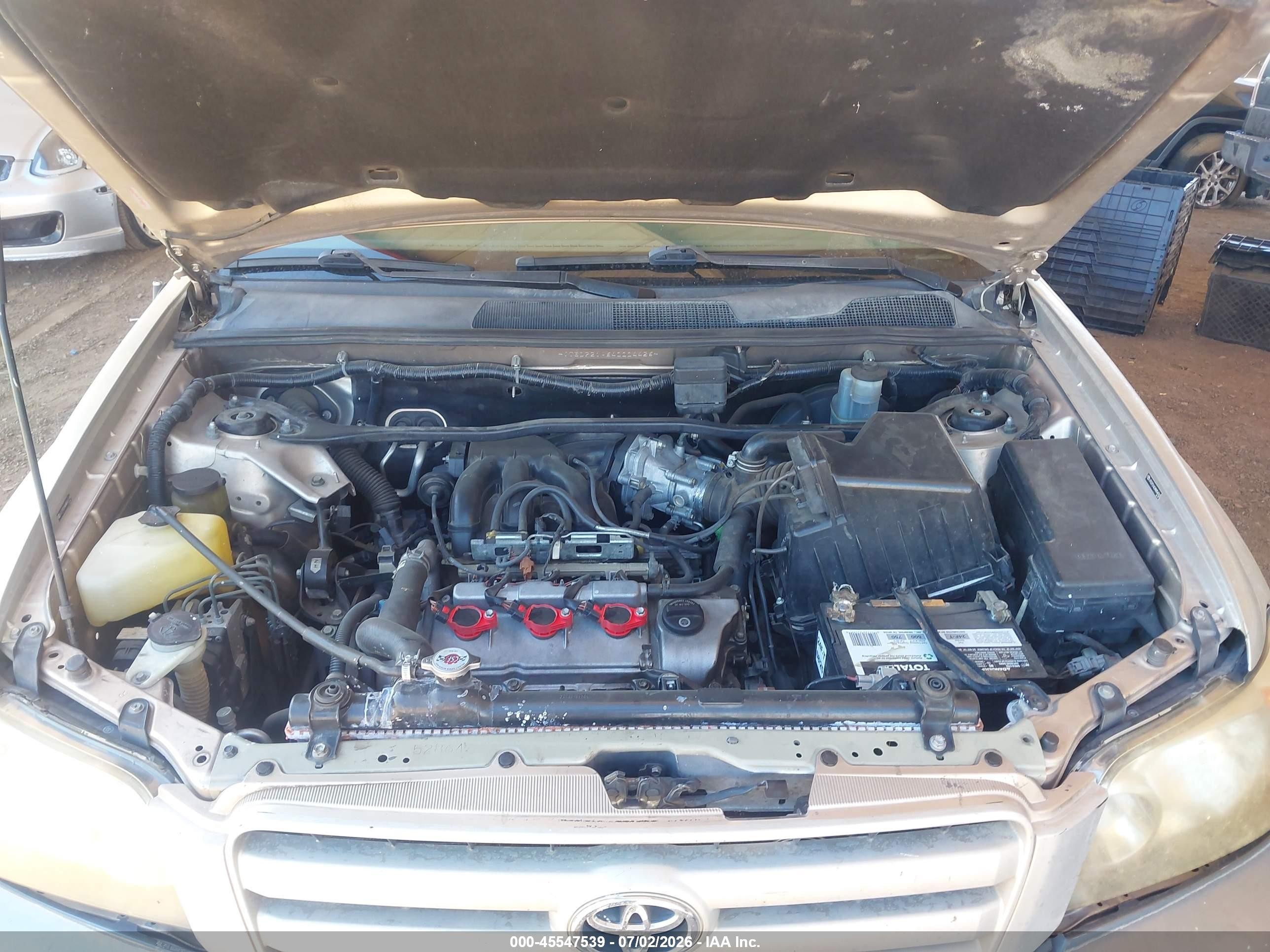 2004 Toyota Highlander V6 Tan vin: JTEDP21A640004426