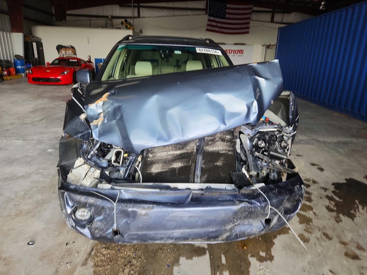 2005 Toyota Highlander Limited Blue vin: JTEDP21A650051893