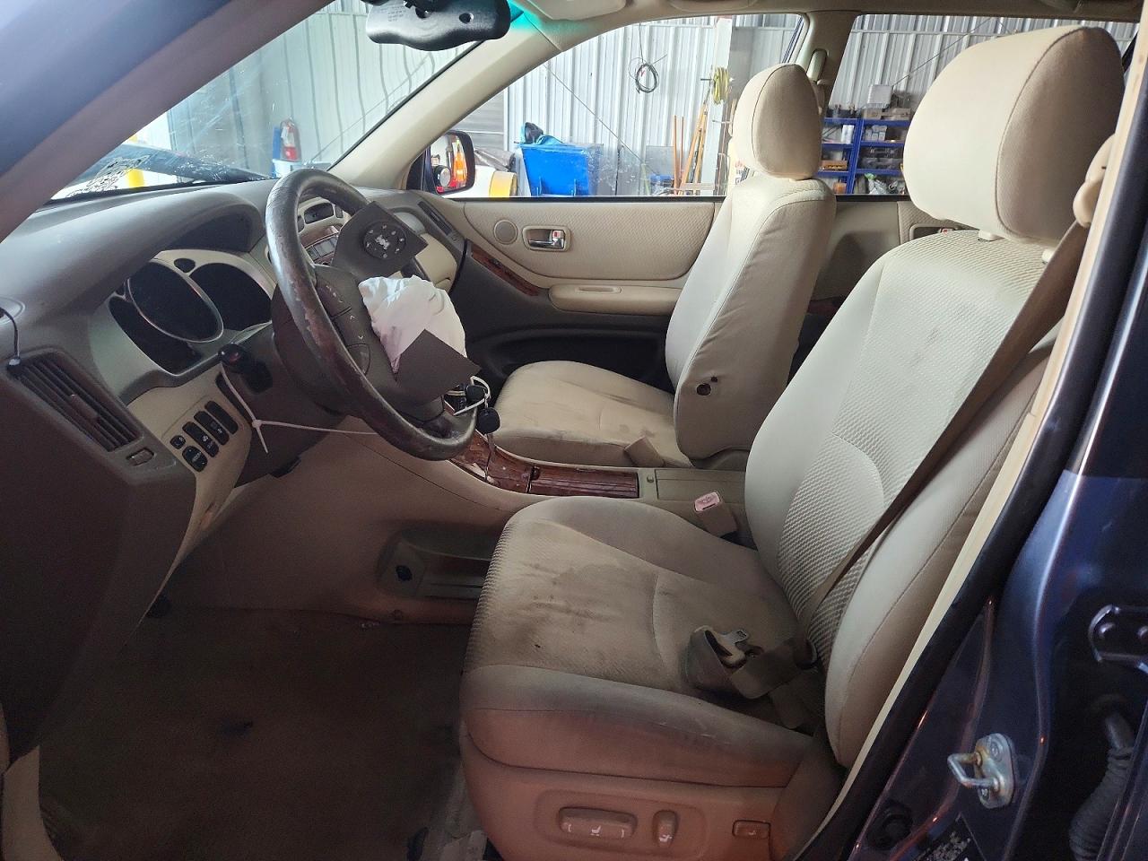 2005 Toyota Highlander Limited Blue vin: JTEDP21A650051893