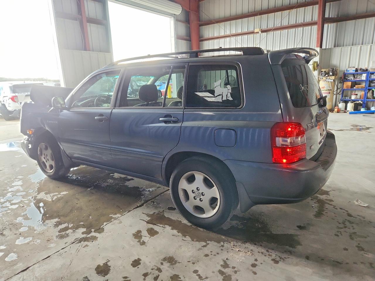 2005 Toyota Highlander Limited Blue vin: JTEDP21A650051893