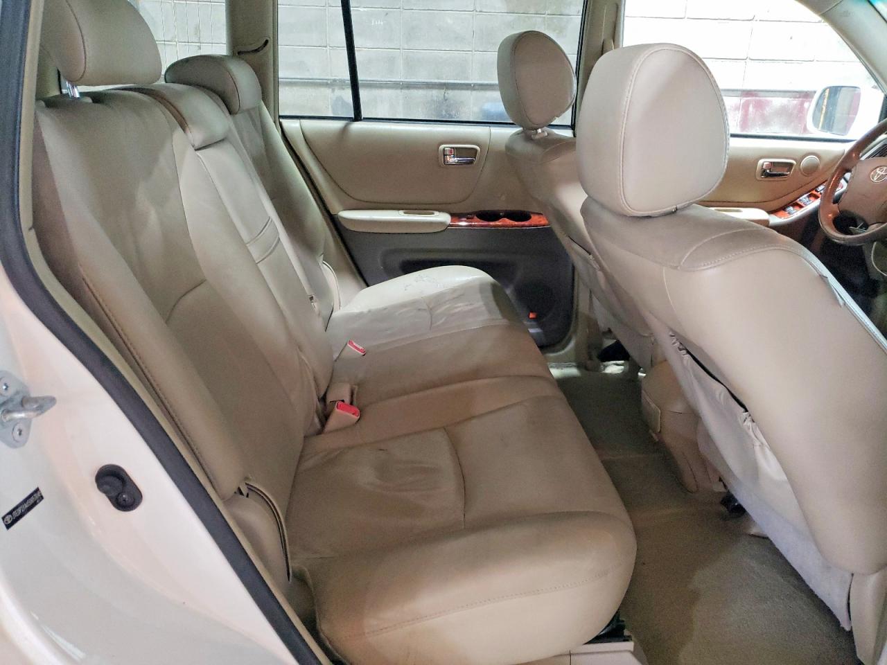 2005 Toyota Highlander Limited White vin: JTEDP21A650053045