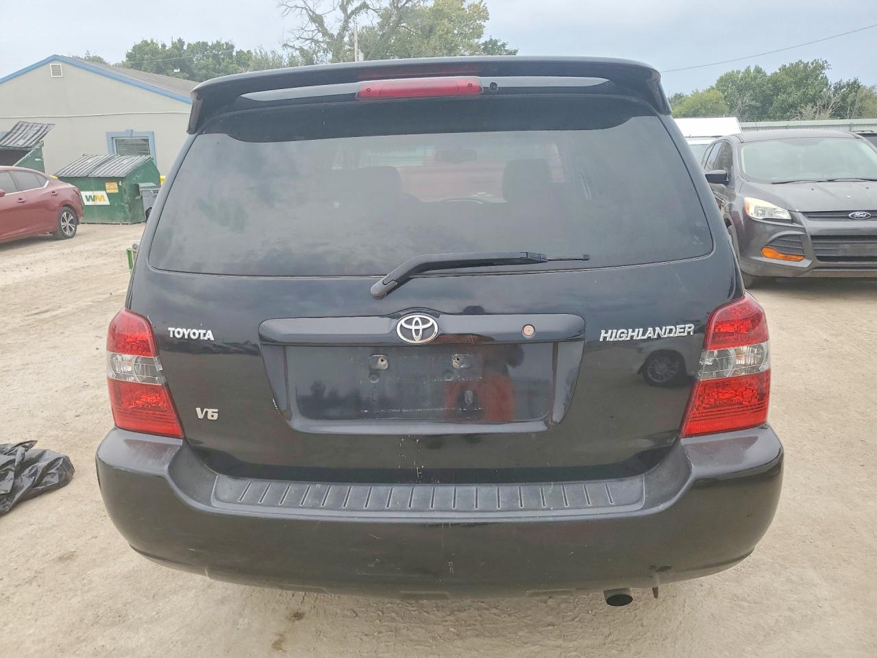 2005 Toyota Highlander Limited Black vin: JTEDP21A650085008