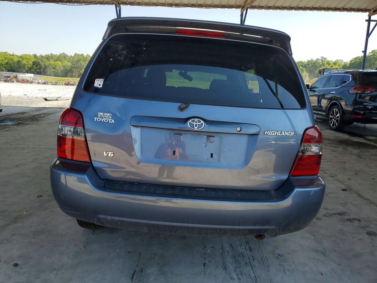 2006 Toyota Highlander Limited Blue vin: JTEDP21A660101757