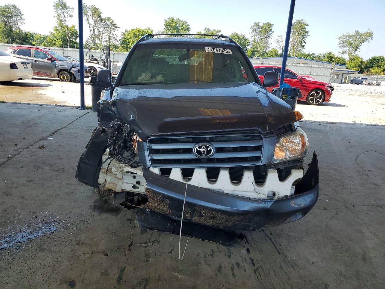 2006 Toyota Highlander Limited Blue vin: JTEDP21A660101757