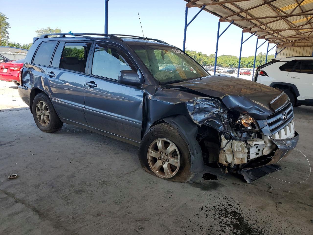 2006 Toyota Highlander Limited Blue vin: JTEDP21A660101757