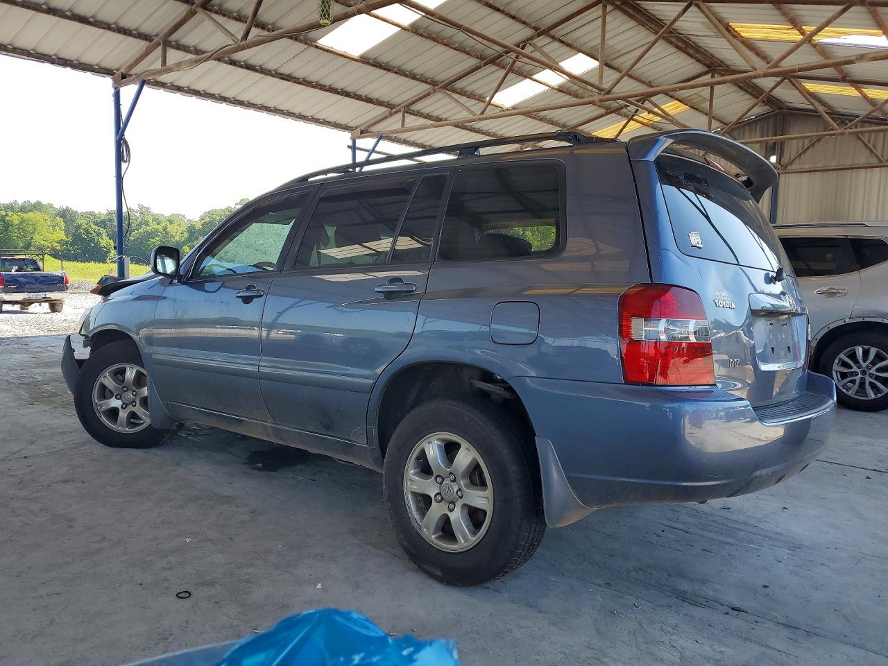 2006 Toyota Highlander Limited Blue vin: JTEDP21A660101757
