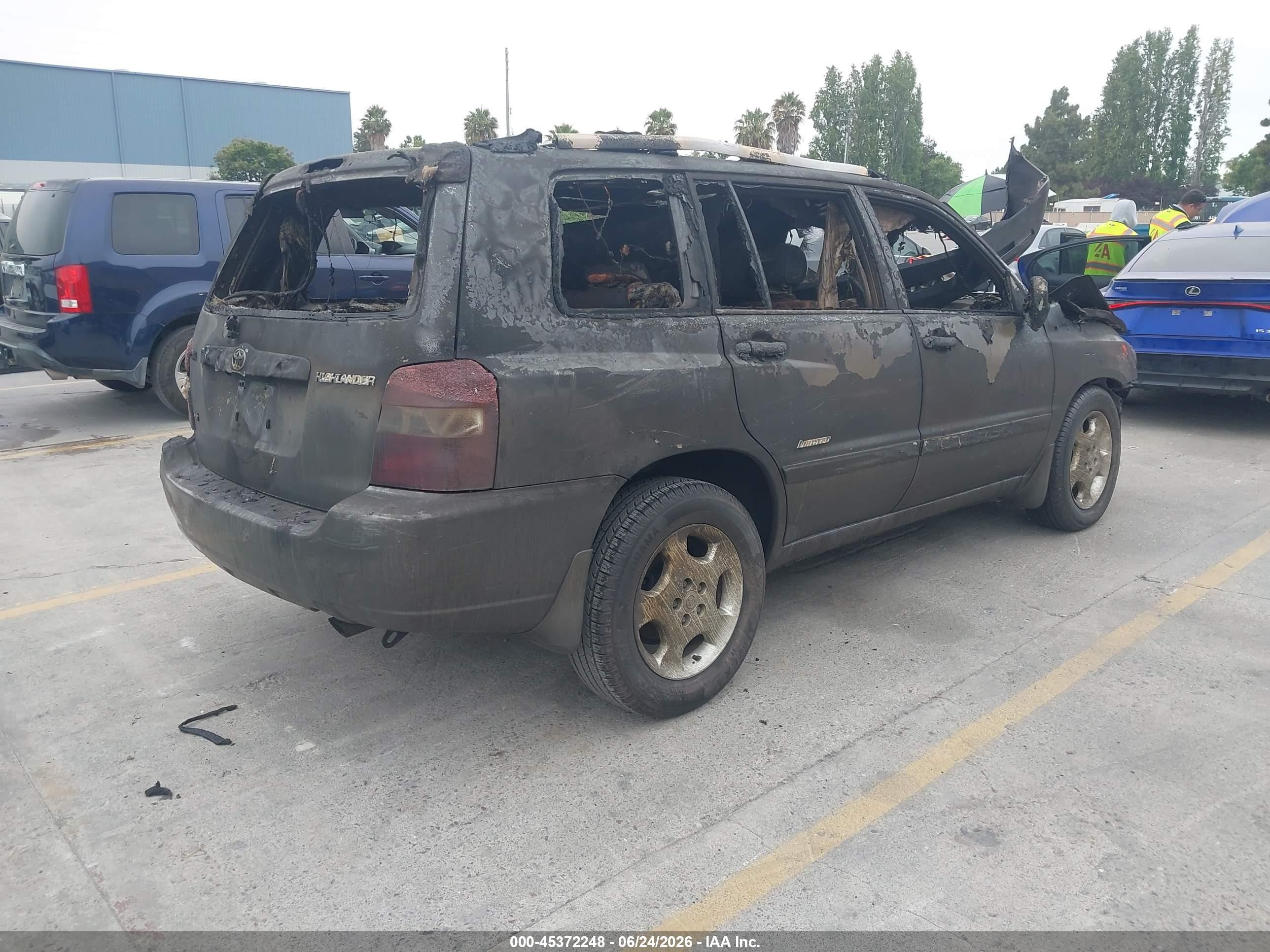 2007 Toyota Highlander Limited V6 Black vin: JTEDP21A670148790