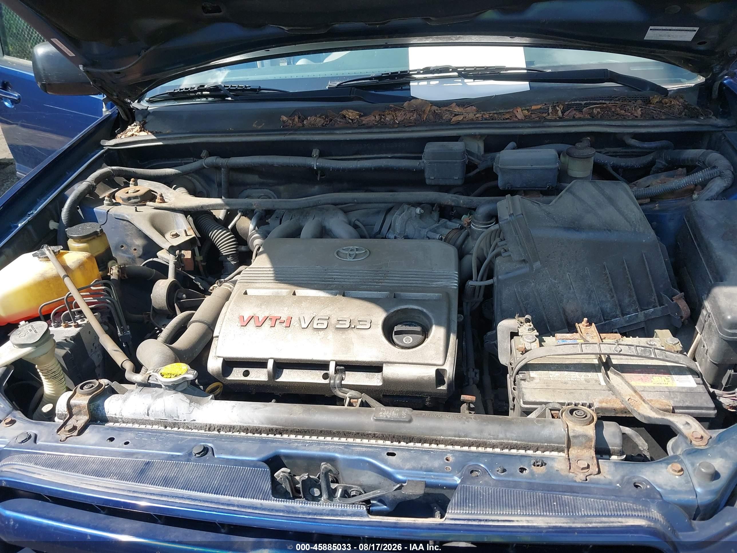 2004 Toyota Highlander V6 Blue vin: JTEDP21A740032865
