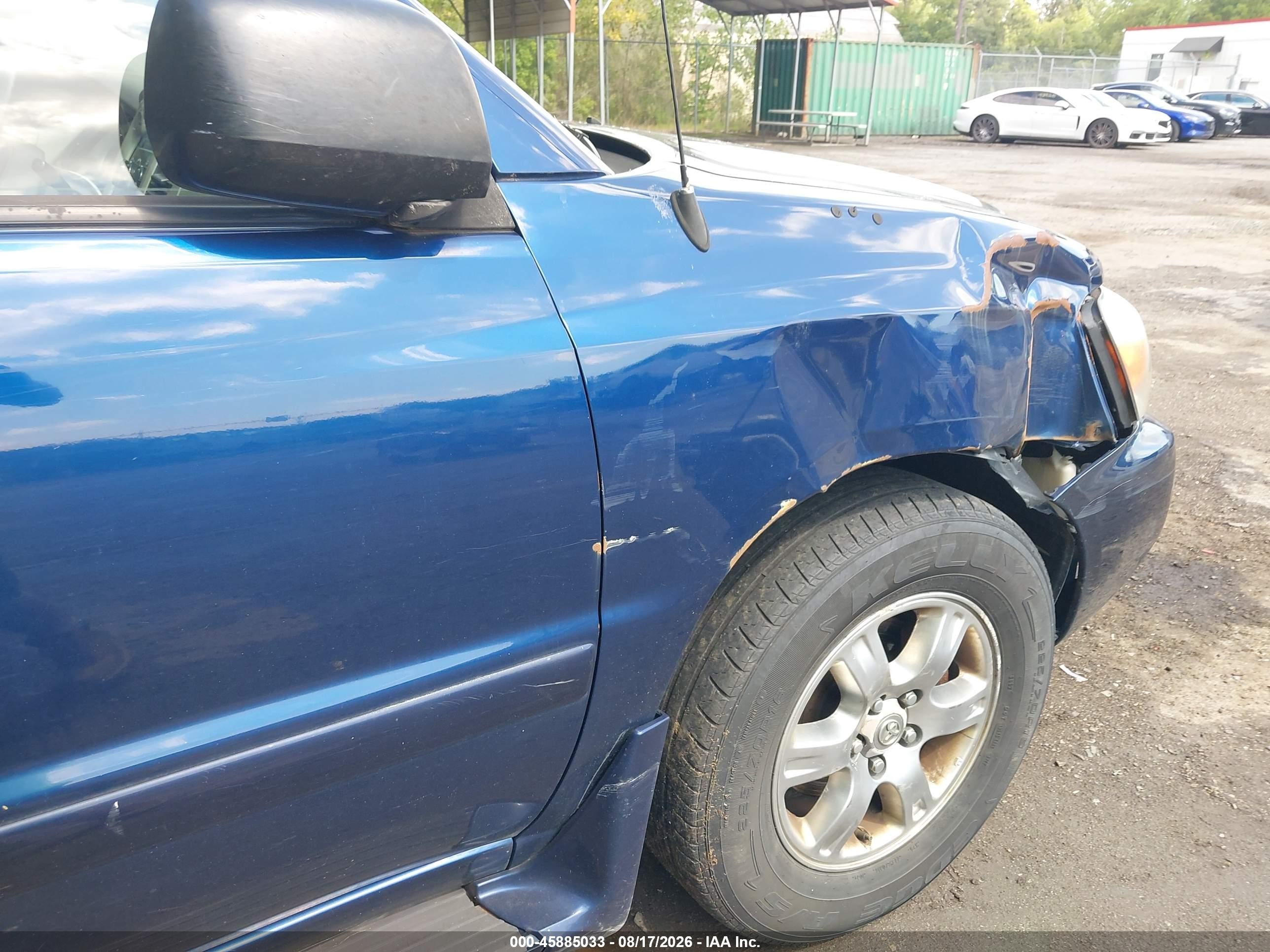 2004 Toyota Highlander V6 Blue vin: JTEDP21A740032865