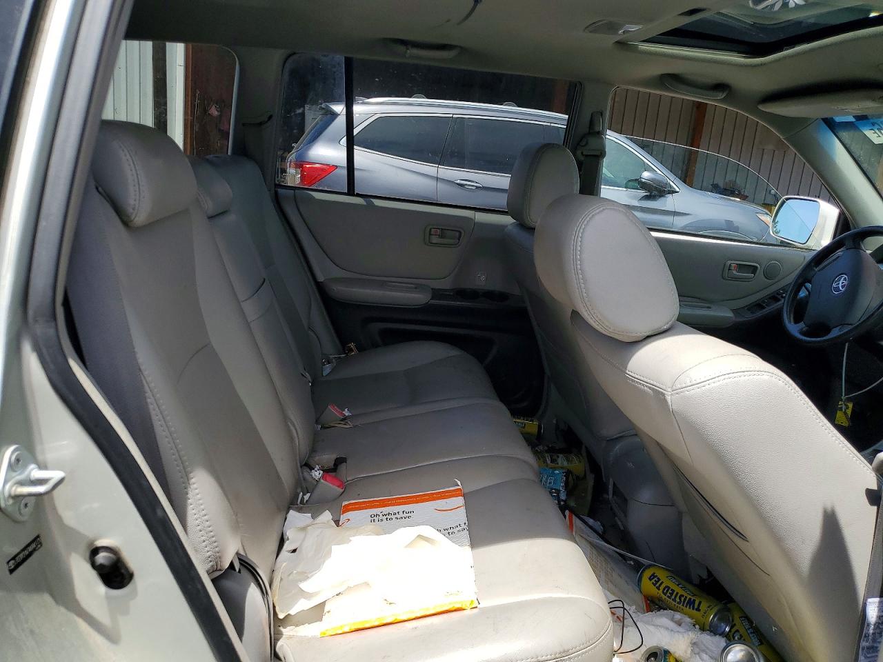 2004 Toyota Highlander Silver vin: JTEDP21A740041131