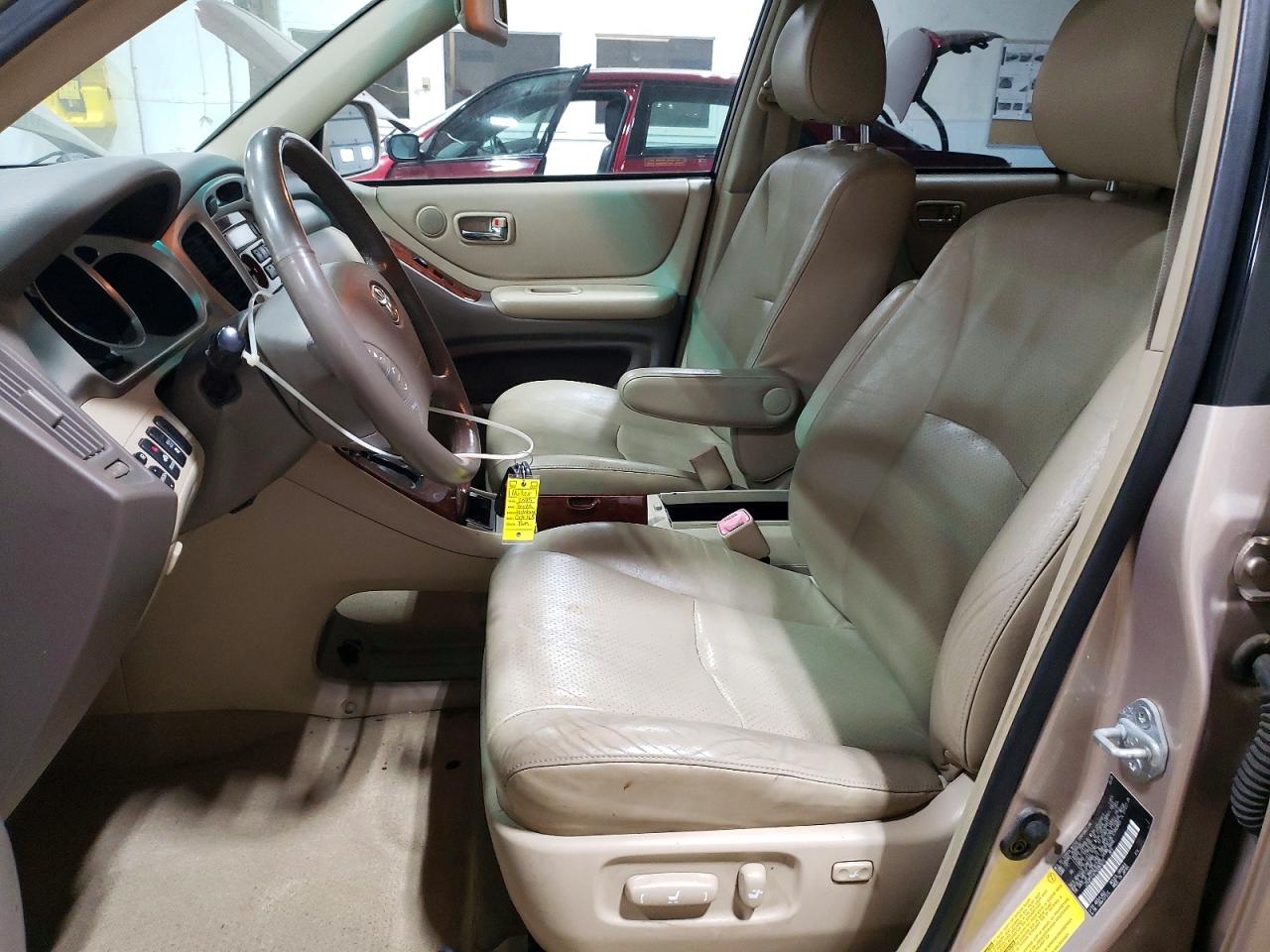 2005 Toyota Highlander Limited Tan vin: JTEDP21A750083073