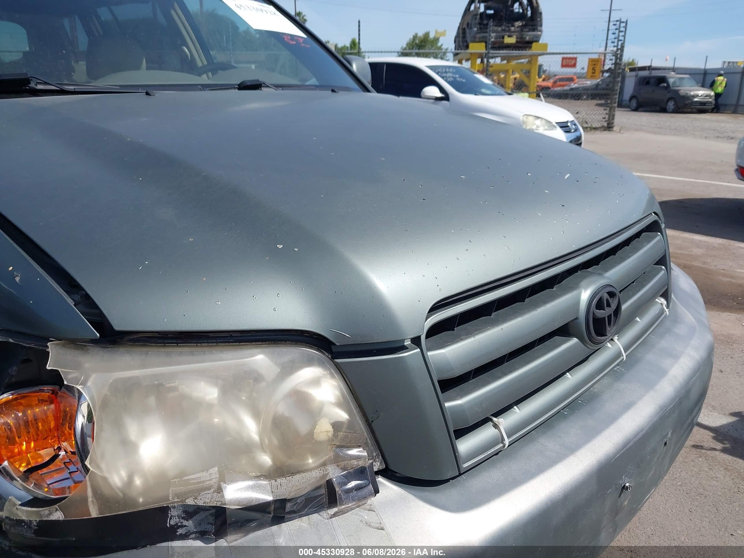 2006 Toyota Highlander Limited V6 Green vin: JTEDP21A760092079