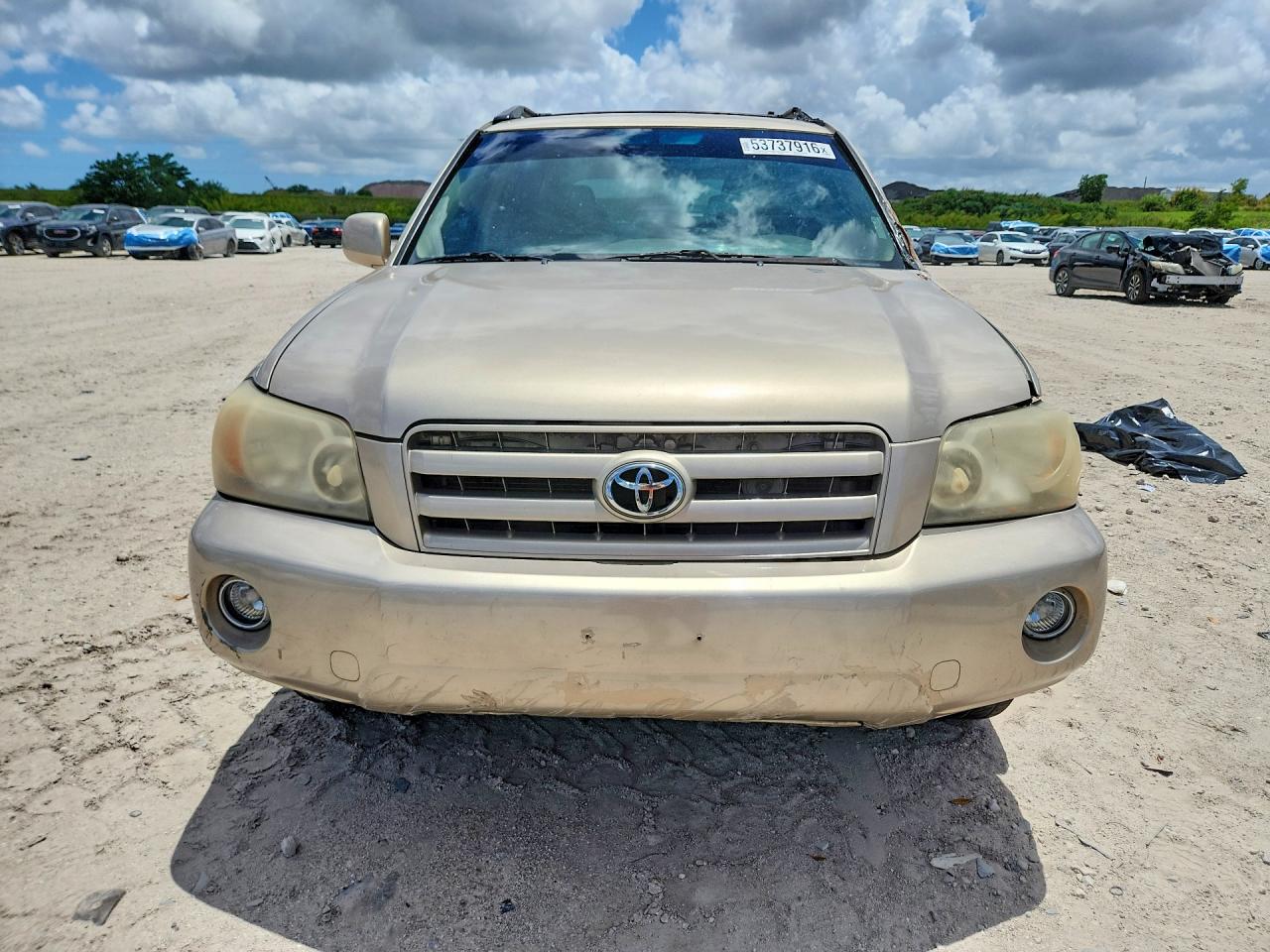 2006 Toyota Highlander Limited Tan vin: JTEDP21A760097122